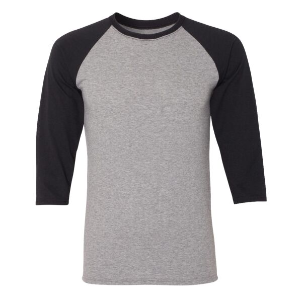 Unisex Triblend Three-Quarter Raglan Baseball T-Shirt Thumbnail